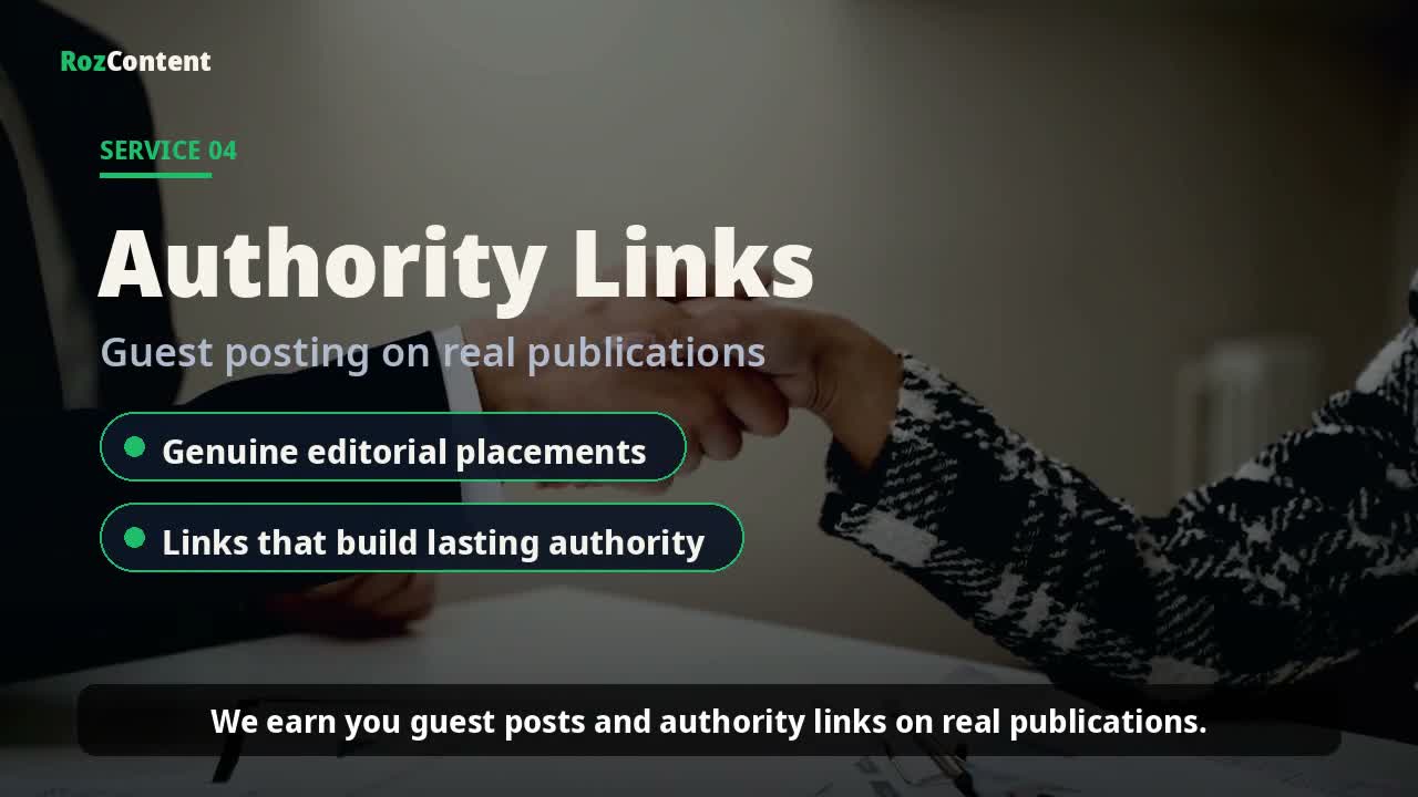 Authority Links — guest posting on real publications