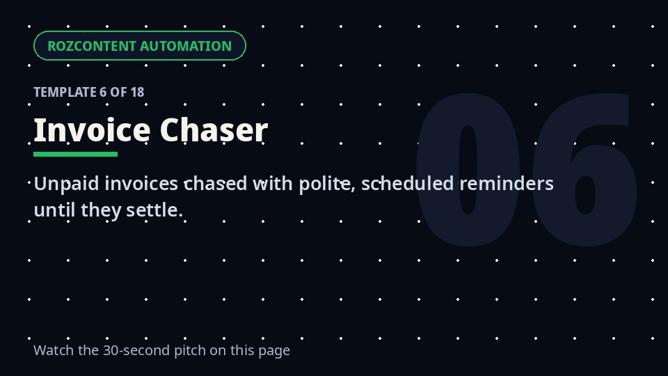 Invoice Chaser — ready-made automation